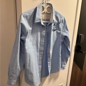 Port Authority Women's Blue and White Shirt